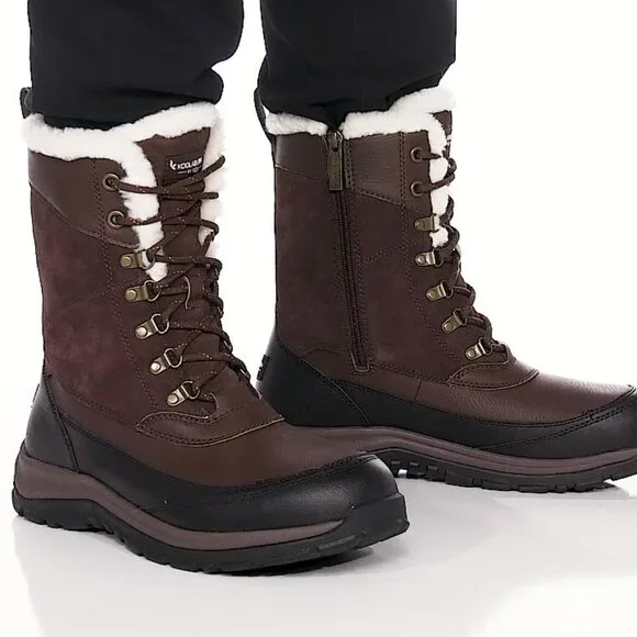 new  Koolaburra by UGG men’s Rostin waterproof snow boot with faux fur lining - Picture 2 of 6